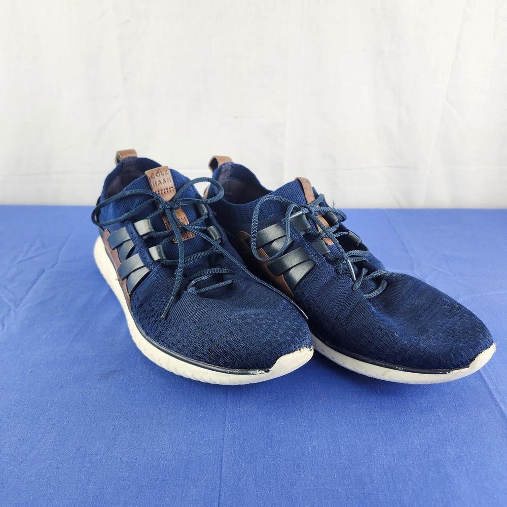 Cole Haan Mens Size 13 M Grand Motion‎ Woven Stitchlite Sneakers Blue C27735